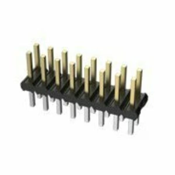Headers & Wire Housings Unshrd Hdr, Dbl Rw T/H, 30P, Vert, .76Um, Fci, Mfr#: 57102-G06-15LF